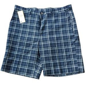 2/$40 ⛳️ Haggar Moisture-Wicking Golf Plaid Shorts Size 38